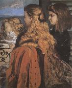 Gustave Courbet Three girl Spain oil painting artist